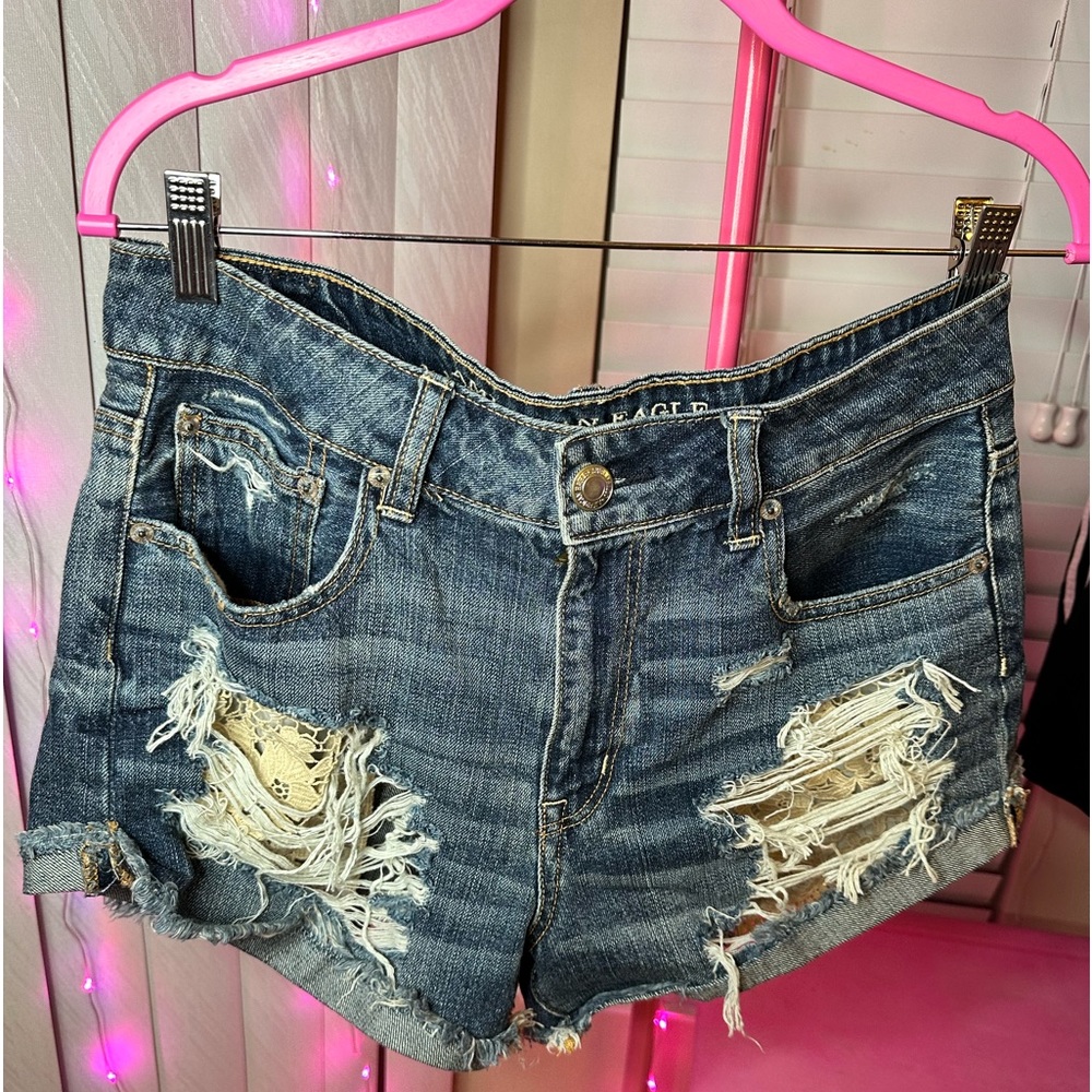Vintage American eagle jean shorts